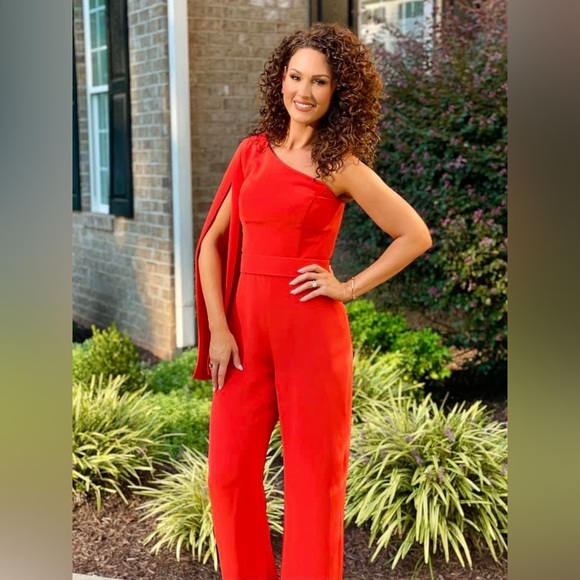 Custom designed one-of-a-kind, Gregory Ellenburg SILK jumpsuit. - Picture 3 of 5